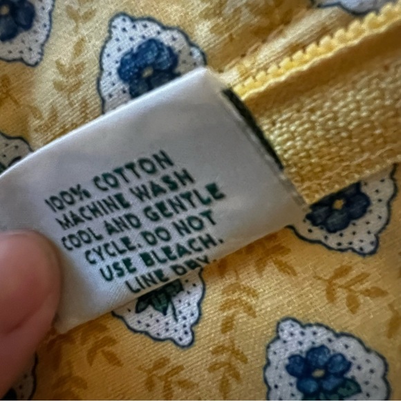 Vintage VERA BRADLEY Elizabeth 1997 Wallet On A String Long Yellow Pink Floral - Picture 15 of 17